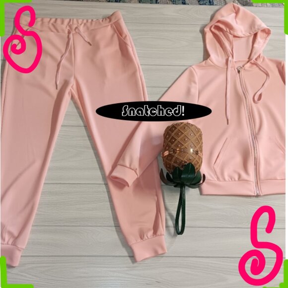 Plus Size Casual Solid Color Plus Size Pit Vest Jacket Pants Three-Piece Set - Picture 1 of 16